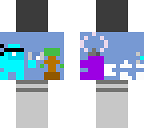 tracker,phantom,and noisemaker (among us pixel art)