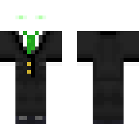 white enderman in a suit