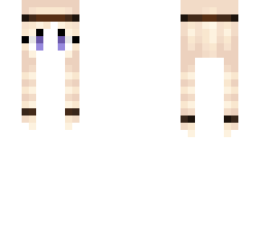 female hb - blonde double pigtails v2