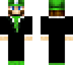 luigi with a tuxedo