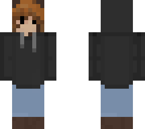 my oc - jade - hoodie: hood up