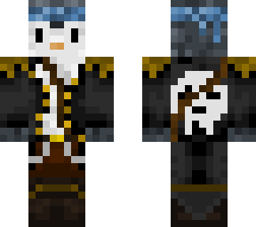 penguin pirate (blue)