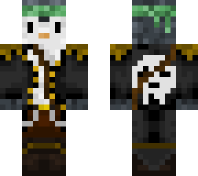 penguin pirate (green)