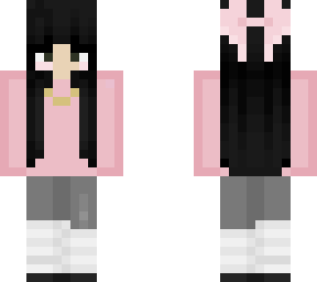pink bow skin