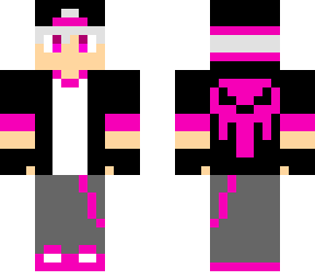 purple boy with skull