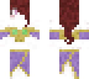 purple skull dress girl