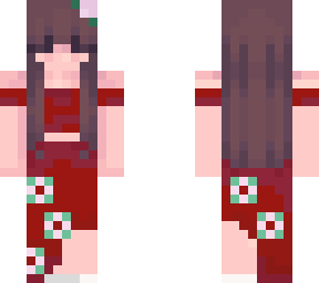 red dress