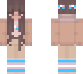 beige girl, with bow's, with trans armband