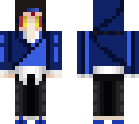 kokushibo/carl in a blue hoodie