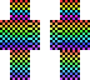 neon checkerboard
