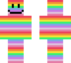 rainbow face