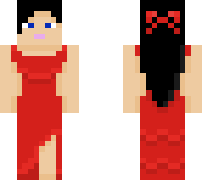 red gown princess