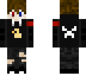 skin de persona con ojo azul y rojo