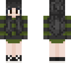 tate langdon girl skin - black hair - ahs murder house