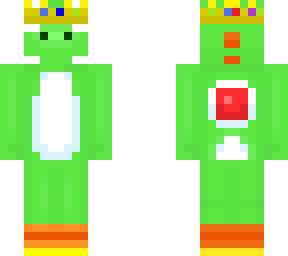 yoshi with a crown