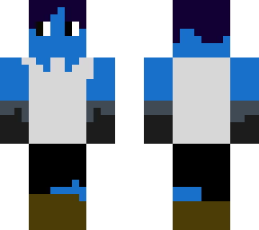blue man