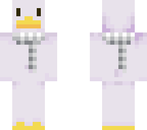 duck with natsu's dragon scarf
