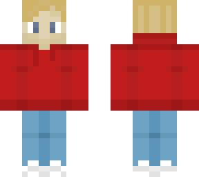 me (ik kinda nice) v3 (short hair + red hoodie)