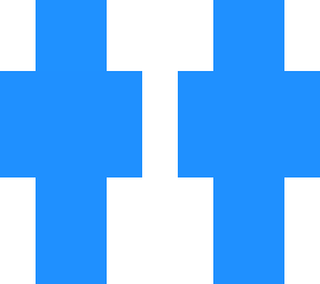 pitch blue skin