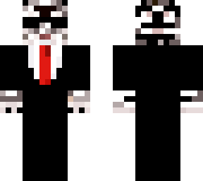 white tiger in a suit