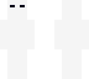 white with black eyes