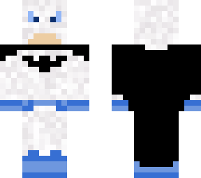 blue and white batman