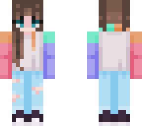 color block sweatshirt
