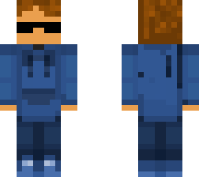 cool skin of guy in sunglasses and cool hoodie | Minecraft Skin