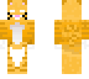 orange herobrine cat