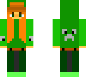 cute ginger creeper girl (improvised)