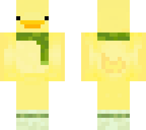 duck with scarf