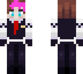 jeremy uniform and dyed hair