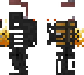the model for the wither skeleton horse on a player