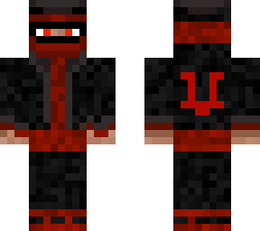 black and red ninja