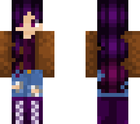 cardigan purple girl
