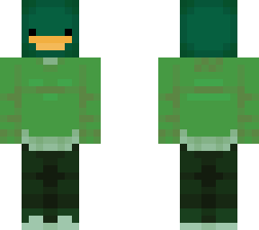 duck green sweater