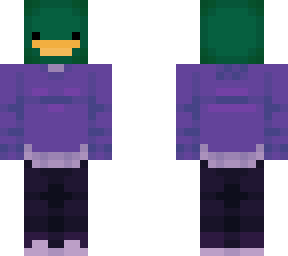 duck purple sweater