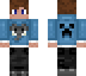 elephant hoodie blue