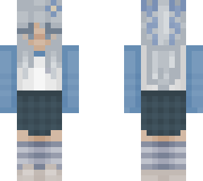 girl with white hair