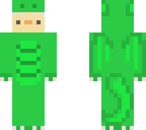 green dragon onesie, no logo
