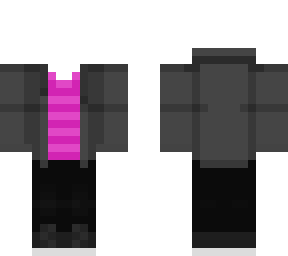 pink shirt, gray hoodie, and black tights, base