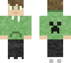 simple creeper hoodie skin