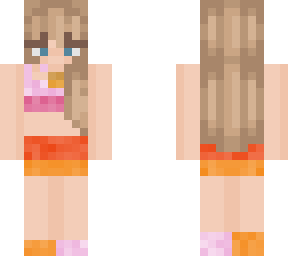 taylor swift eras tour- 1989 top and skirt (pink and orange)