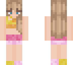 taylor swift eras tour- 1989 top and skirt (yellow and pink)