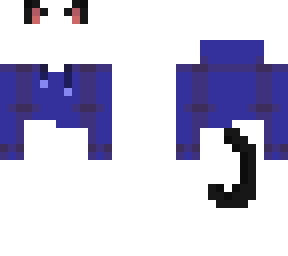 dark blue hoodie + black cat // ob