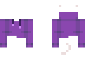 purple hoodie + arctic fox // ob