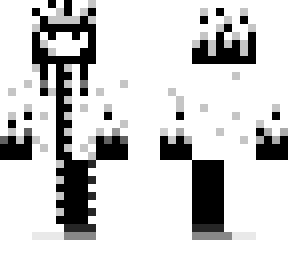 black and white