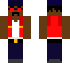 Brawl Stars Old School Brock | Minecraft Skin