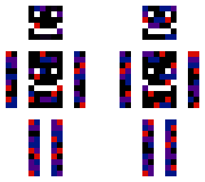 glitched smile
