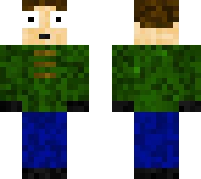 guy in a green shirt.